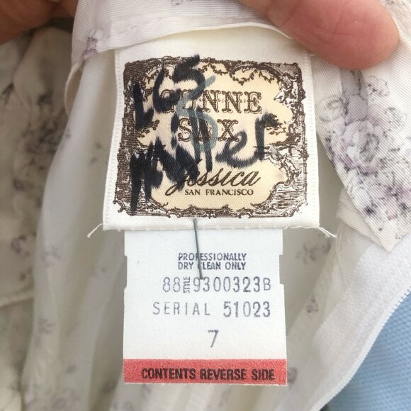 GUNNE SAX Floral Print Maxi Dress Size 7 - Picture 6 of 8